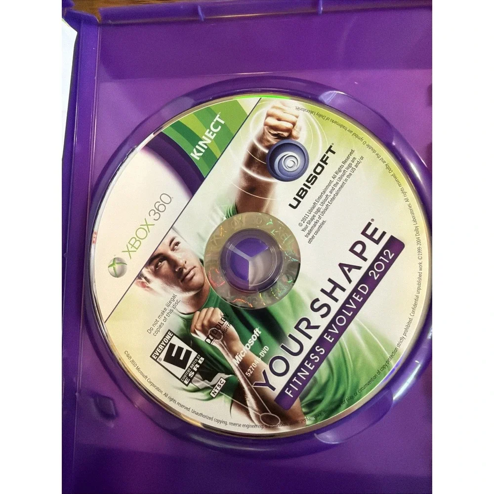Microsoft Xbox 360 Kinect Your Shape Fitness Evolved 2012 Exercise Video Game